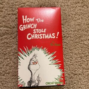 Bioworld Grinch Holiday Crew Socks Set - Red and Green